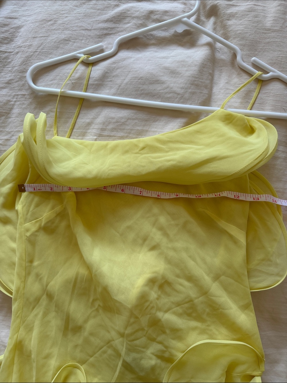 Selezza London chiffon maxi dress yellow - Picture 10 of 10